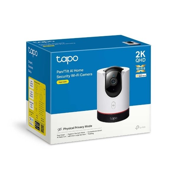 CAMARA IP INTERIOR WIFI TAPO C225 ROTATORIA 2K IA DE  DIA/NOCHE SD -  TP-LINK